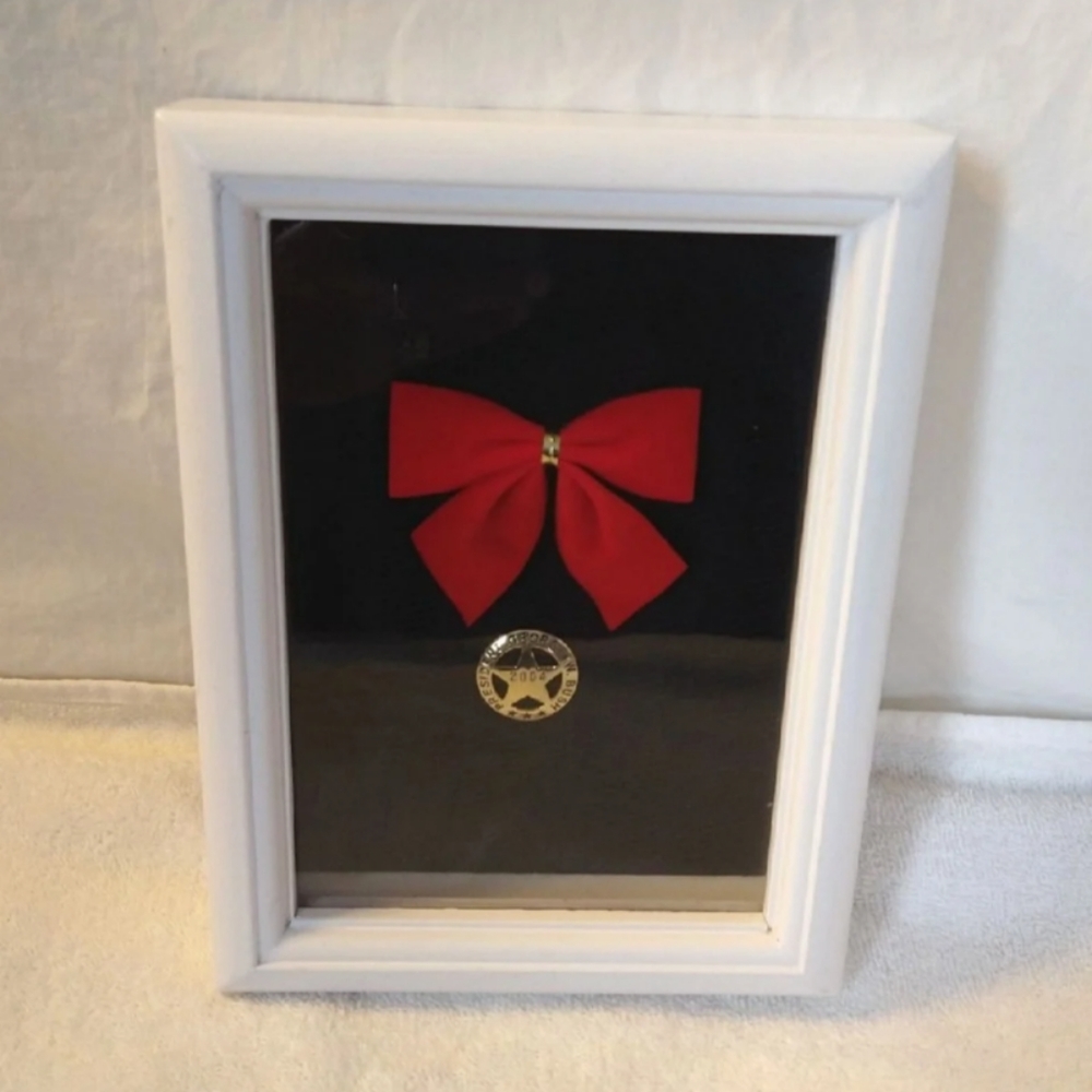 New George W Bush President Framed Metal